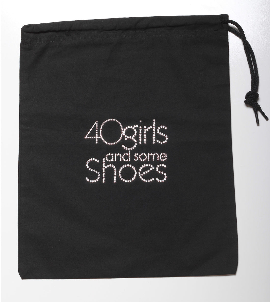 40 GIRLS AND SOME SHOES SHOE BAG SILVER