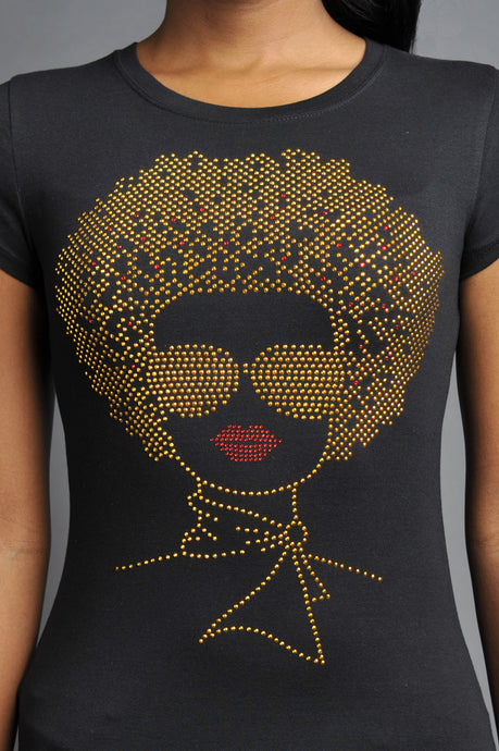 Afro Lady Gold