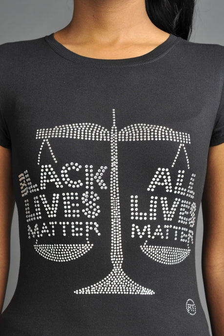 Black Lives Matter-All Lives Matter (Silver)